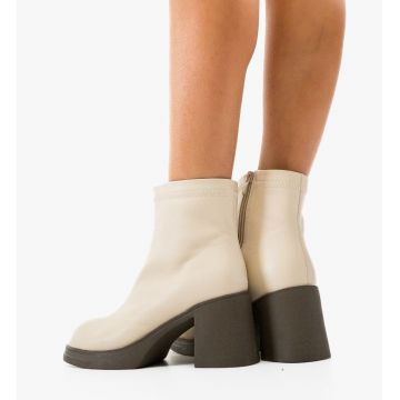 Botine dama Tafta Bej