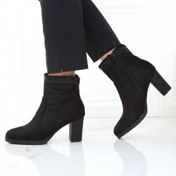 Botine negre Giuliana