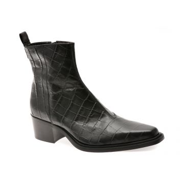 Ciocate elegante ALDO negre, ZAPPA 007, din piele croco
