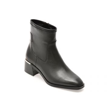 Ghete ALDO negre, MERAENDAR 001, din piele naturala