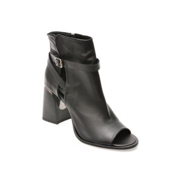 Ghete EPICA negre, 350, din piele naturala