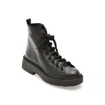 Ghete EPICA negre, 4770030, din piele naturala