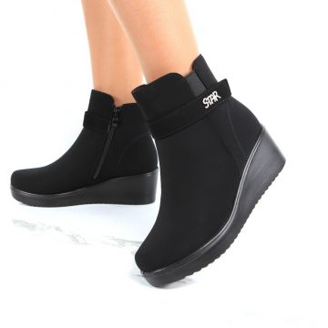 Ghete negre imblanite Alira Ghete negre imblanite Alira