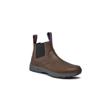 Botine cu glezna joasa barbati  2044471 - Piele naturala - Maro