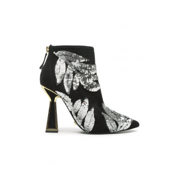 Botine dama -  19681 - Piele naturala - Negru