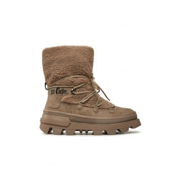 Botine dama -  22839 - Piele ecologica - Bej