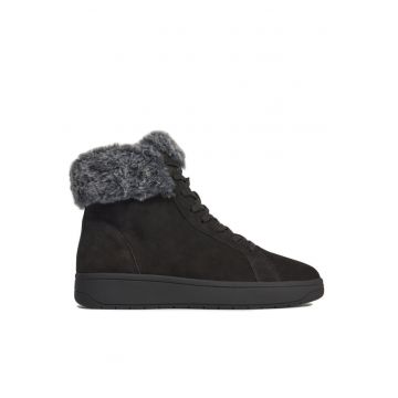 Botine dama -  30352758736 - Piele naturala/Piele nabuc - Negru