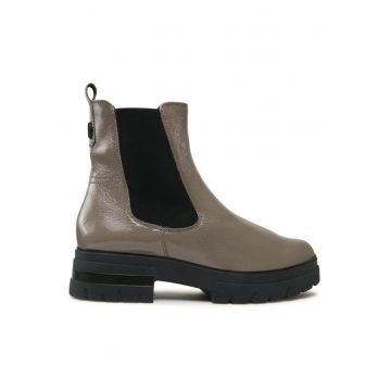 Botine dama  303528478 - Piele naturala - Maro