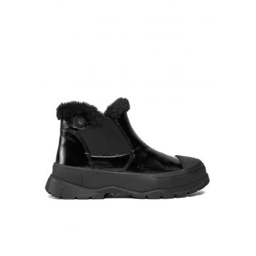 Botine dama  303529253 - Piele naturala - Negru