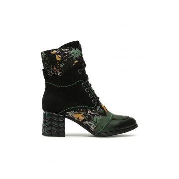 Botine dama -  44167 - Piele naturala - Negru