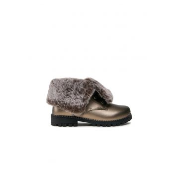 Botine dama -  64638 - Piele ecologica - Maro