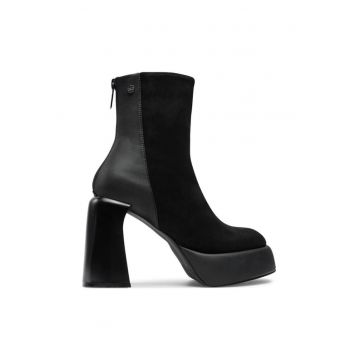 Botine dama -  78034 - Textil - Negru