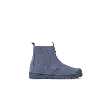 Botine dama -  87746 - Piele ecologica - Albastru