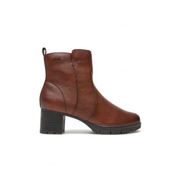 Botine dama - Jana - 92020 - Piele ecologica - Maro