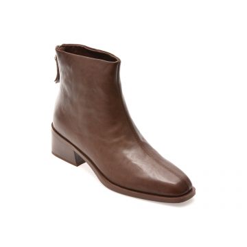 Botine EPICA maro, 96M509, din piele naturala