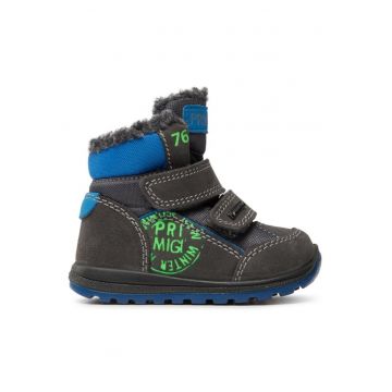 Botosei  303234591 - Piele intoarsa/Textil - Gri