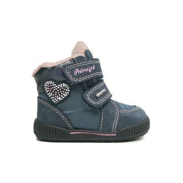 Botosei  303237462 - Piele intoarsa/Textil - Negru