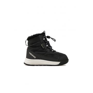 Cizme copii -  89057 - Piele ecologica - Negru