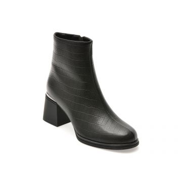 Ghete ALDO negre, W13755, din piele naturala