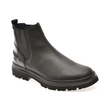 Ghete CALLAGHAN negre, 45116, din piele naturala