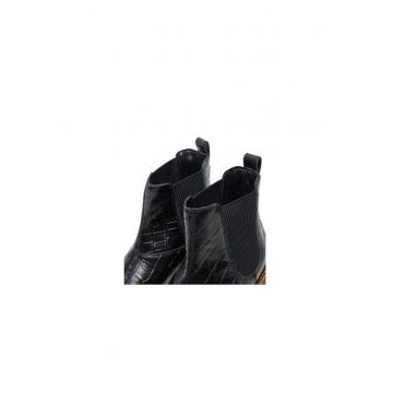 Ghete dama  304163234 - Piele naturala - Negru