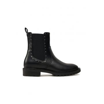 Ghete dama -  84643 - Piele ecologica - Negru