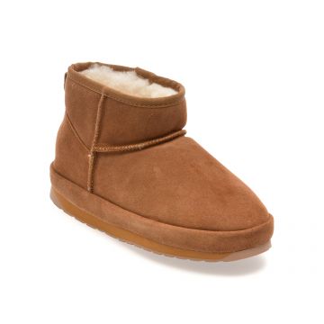 Ghete EMU maro, SIA, din piele intoarsa