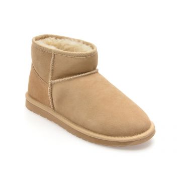 Ghete EMU maro, STINGER MICRO, din piele intoarsa