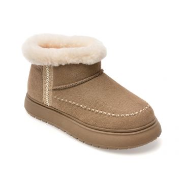 Ghete EPICA gri, 2256, din piele intoarsa