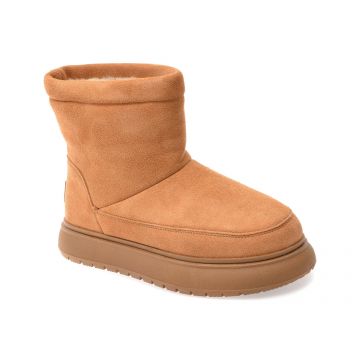 Ghete EPICA maro, 1156, din piele intoarsa