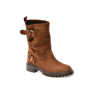 Ghete EPICA maro, 4842526, din piele intoarsa