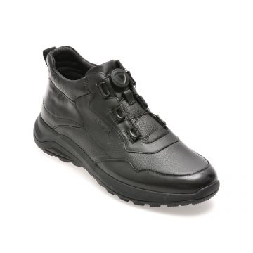 Ghete EPICA negre, 58212, din piele naturala