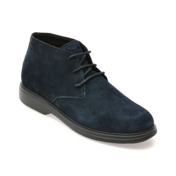 Ghete GEOX bleumarin, U16DCB, din piele intoarsa