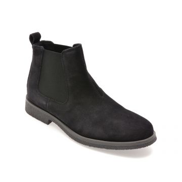 Ghete GEOX bleumarin, U2658A, din piele intoarsa