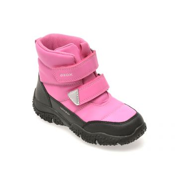 Ghete GEOX fucsia, B4654B, din material textil