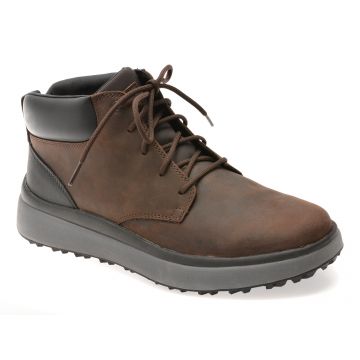 Ghete GEOX maro, U56MSA, din piele naturala