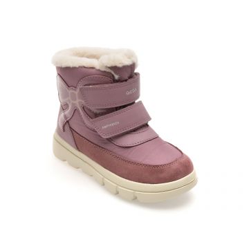 Ghete GEOX roz, B565AA, din material textil