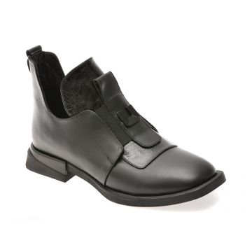 Ghete IMAGE negre, 1532024, din piele naturala