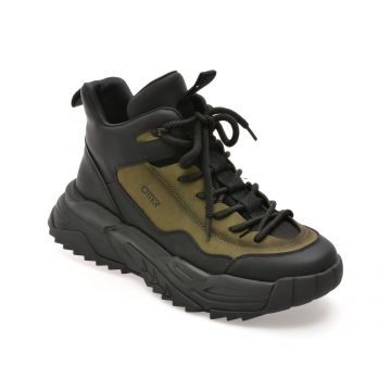 Ghete OTTER kaki, 120, din piele naturala