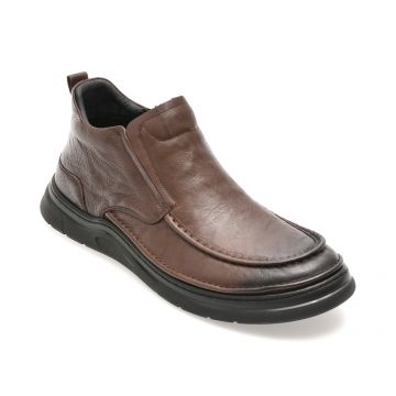 Ghete OTTER maro, 902901, din piele naturala