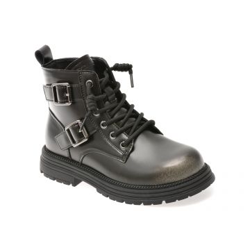 Ghete SELECTION KIDS negre, 532205, din piele naturala