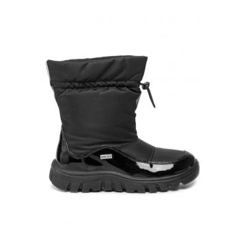 Ghete si cizme copii  206314093 - Piele ecologica/Textil - Negru