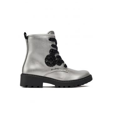 Ghete si cizme copii  302555697 - Piele ecologica - Argintiu