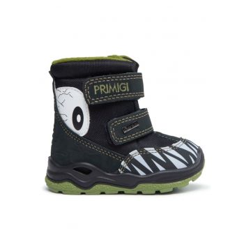 Ghete si cizme copii  303237059 - Piele ecologica/Textil - Verde