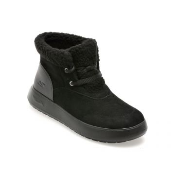 Ghete SKECHERS negre, ARCH FIT HORIZON BOOT, din piele naturala