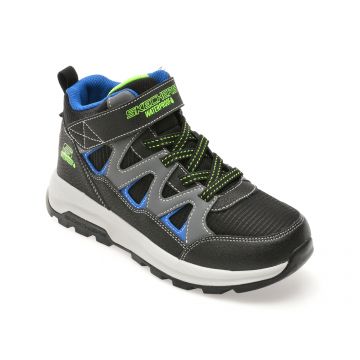 Ghete SKECHERS negre, STORM BLAZER, din material textil
