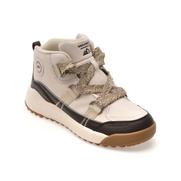 Ghete SKECHERS nude, YANA, din piele naturala