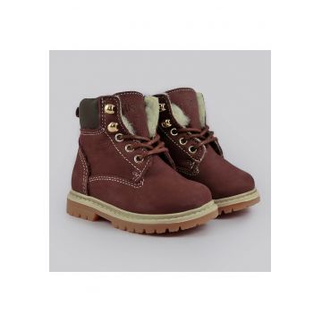 Bocanci din piele - Marshal - Maro mahon