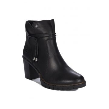 Botine cu toc  Y256700 - Sintetic - Negru Botine cu toc  Y256700 - Sintetic - Negru
