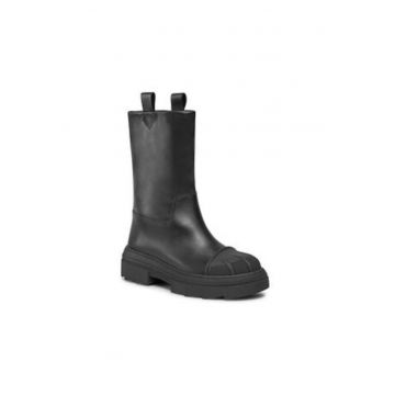 Botine dama 303212315 -  Piele naturala - Negru -